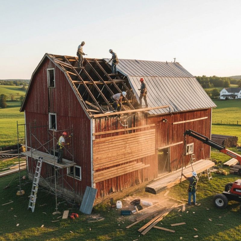 Barn Wall Repair in Conroe, TX