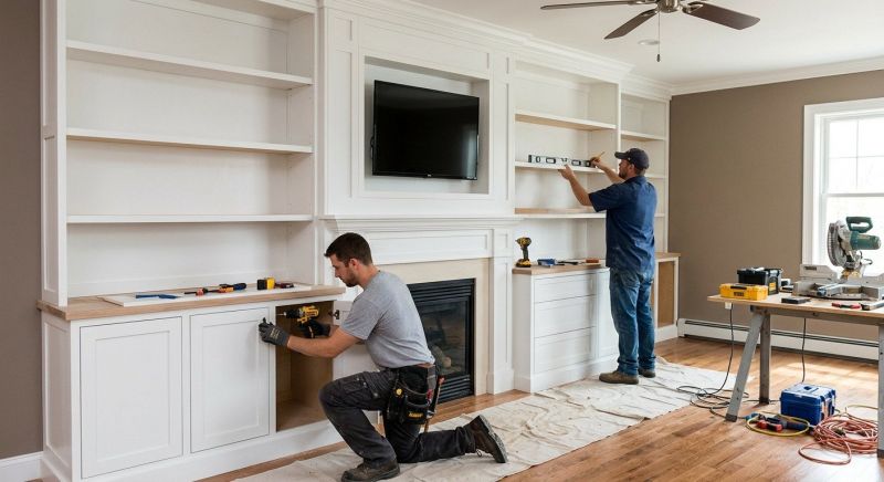 Builtin Cabinets Installation in Durham, NC