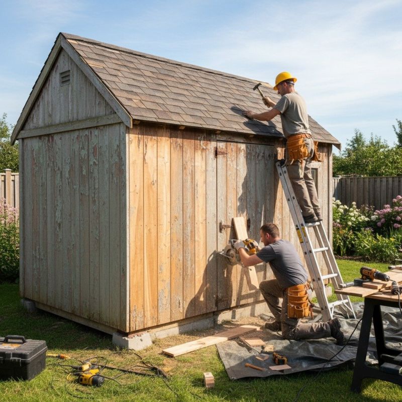 Storage Shed Repair in Kansas City, KS