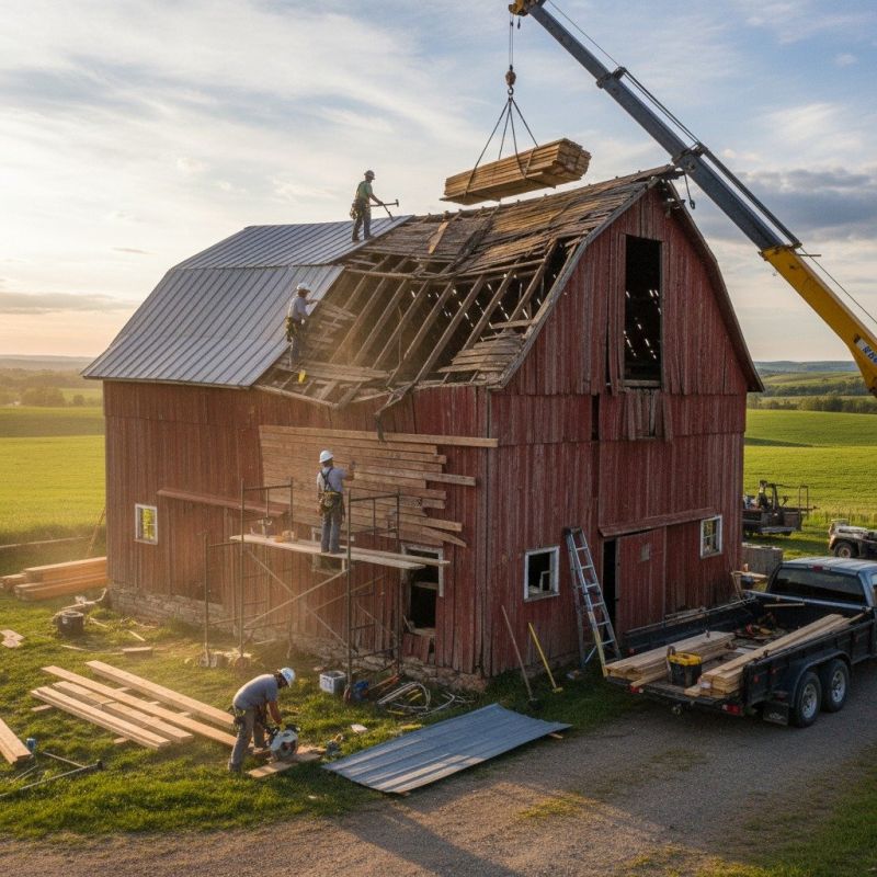 Barn Structural Repair in Conroe, TX