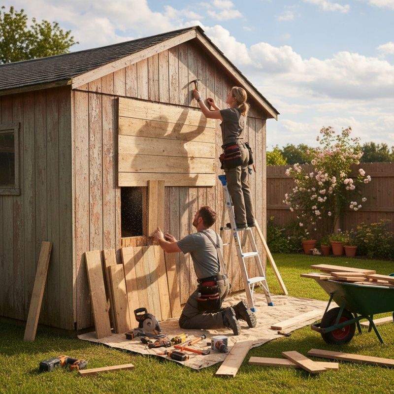 Barn Wall Repair in Olathe, KS
