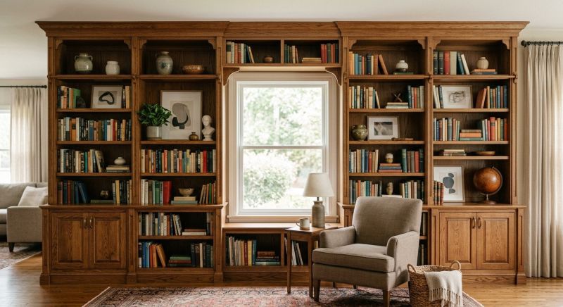 Bookcase Installation in Alexandria, VA