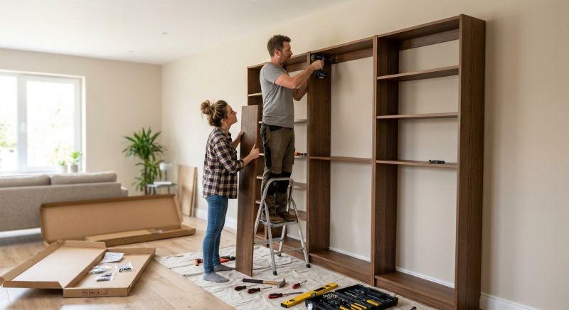 Bookcase Installation in Woodbridge, VA