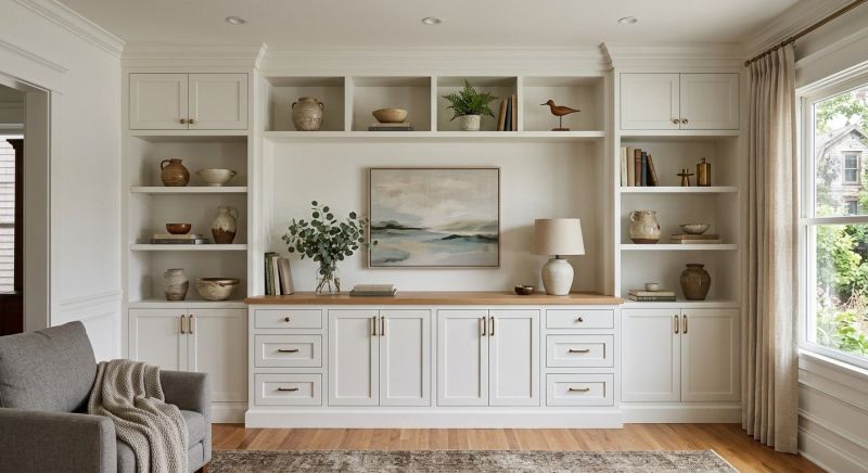 Built In Tv Cabinetry in Durham, NC