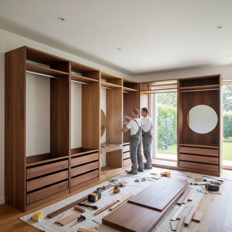 Custom Bookshelves Installation in Charlotte, NC
