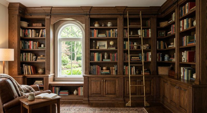 Custom Bookshelves Installation in Annapolis, MD