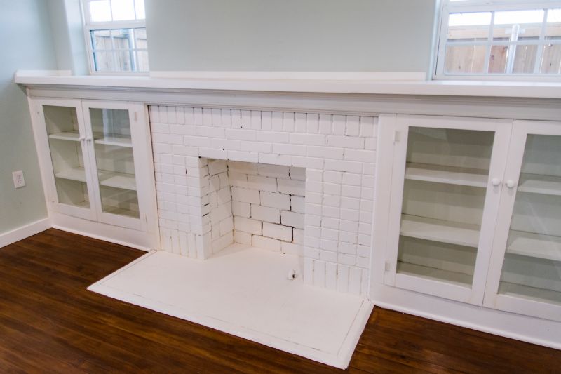 Fireplace Cabinet Installation in Frederick, MD