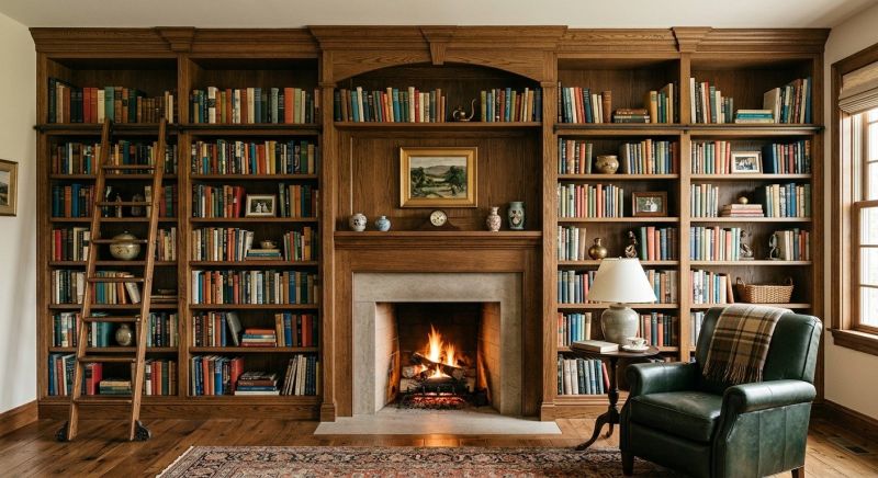 Fireplace Shelves Installation in Durham, NC