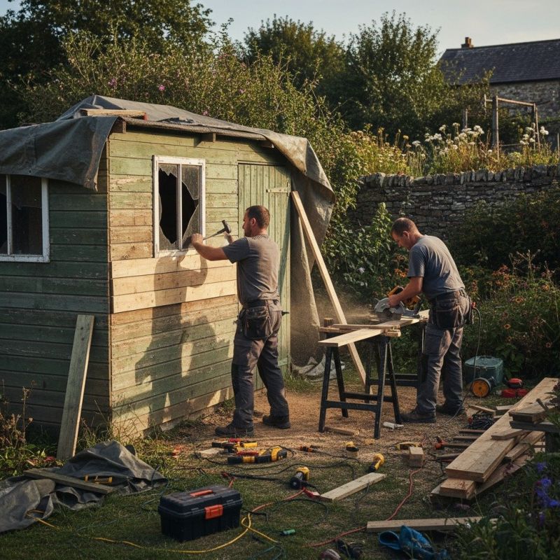 Shed Damage Repair in Kansas City, KS