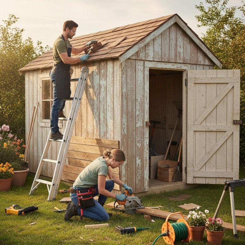 Storage Shed Repair in Olathe, KS