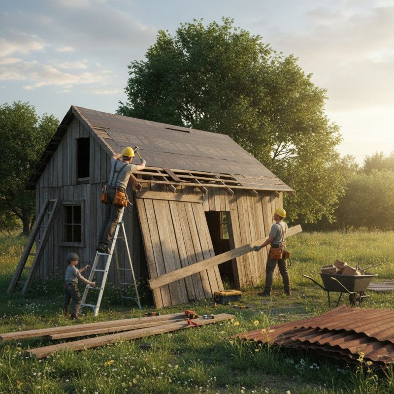 Storage Shed Repair in Olathe, KS